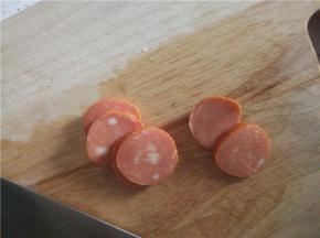 火腿切片备用