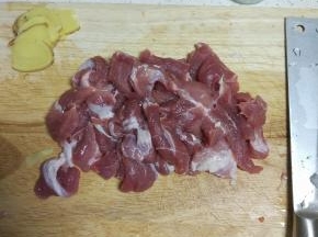 猪肉切片