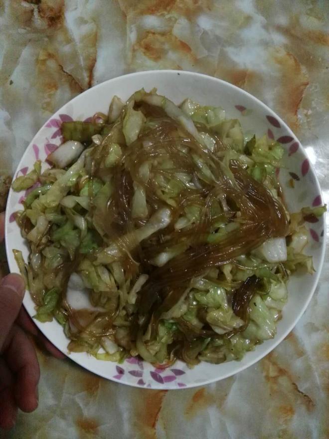 卷心菜炒粉条