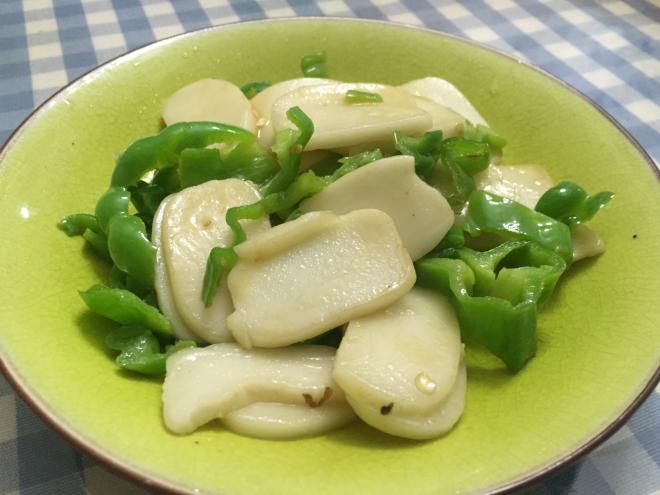 青椒炒年糕片
