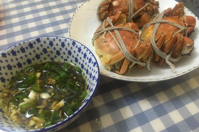 青椒大闸蟹