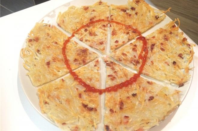 火腿土豆丝饼
