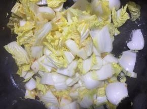 再炒半分钟均匀搅拌