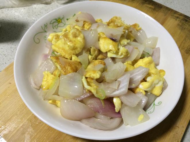 洋葱炒鸡蛋