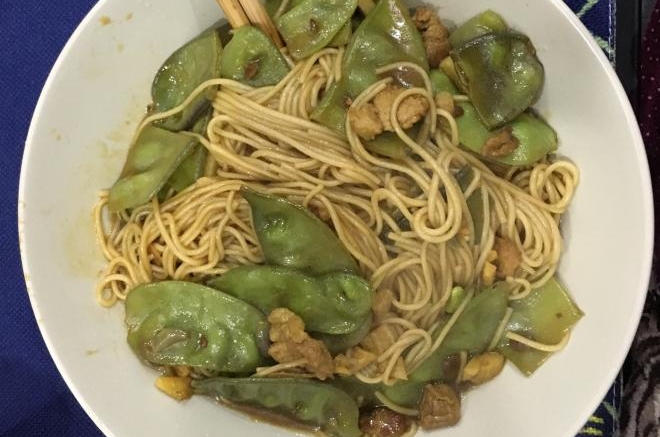 扁豆焖面
