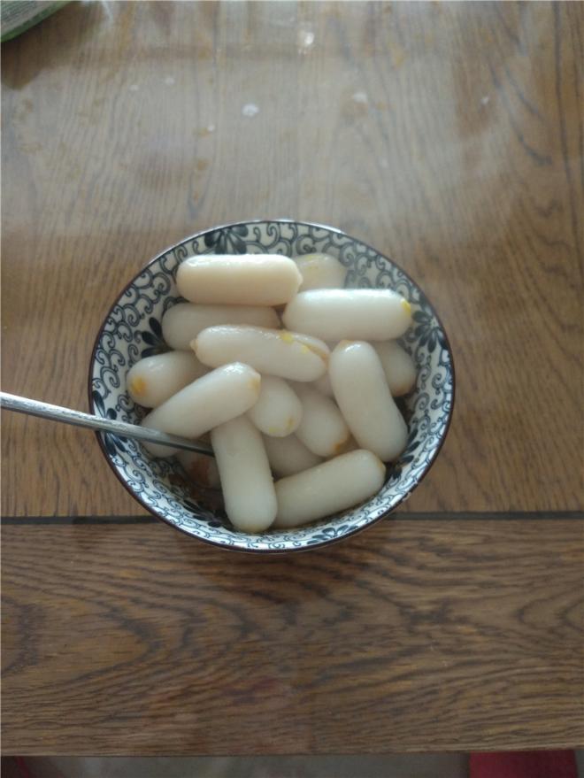 麻酱蛋黄夹心年糕