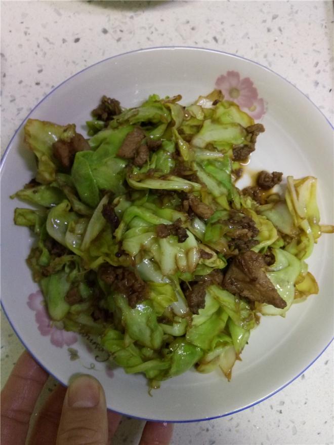 肉酱包菜