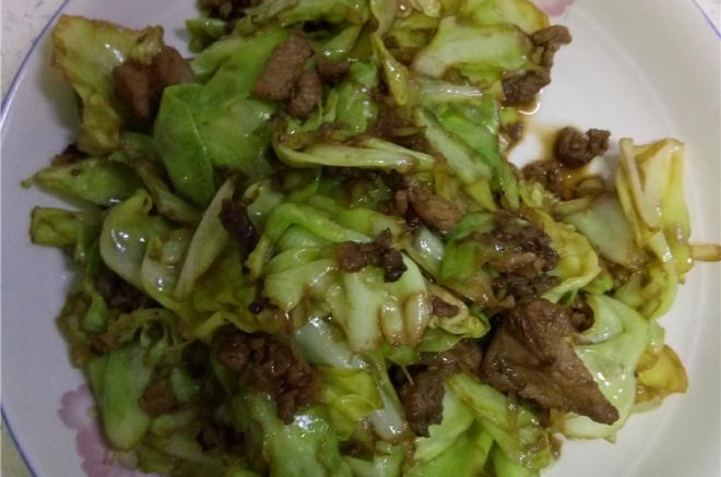 肉酱包菜
