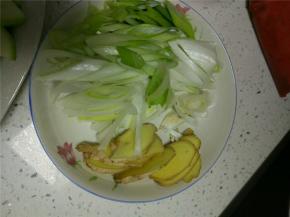姜切片，从切葱段