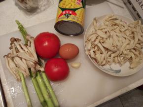 准备好食材，洗净