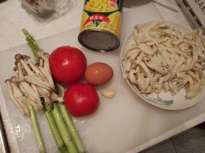 准备好食材，洗净