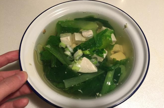 豆腐小青菜汤