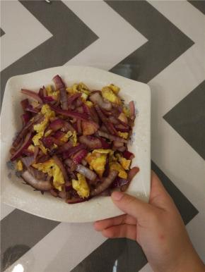 拌匀之后关火出锅