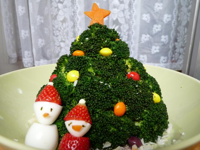 超萌圣诞树和小雪人