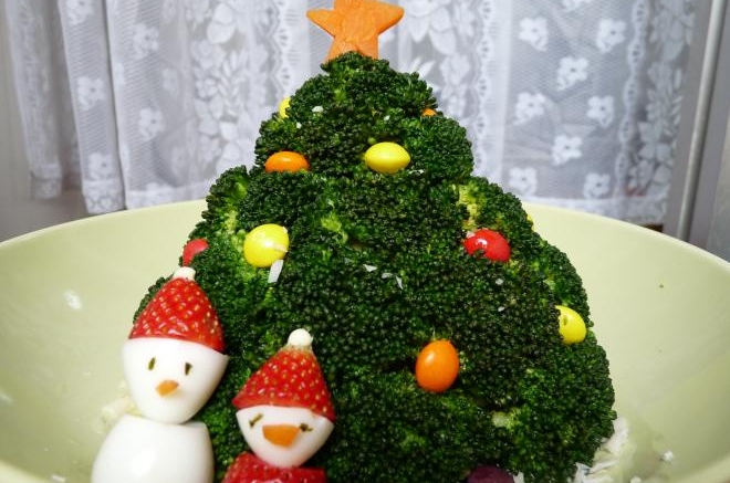 超萌圣诞树和小雪人