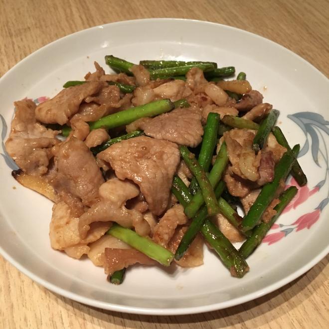 蒜薹炒肉