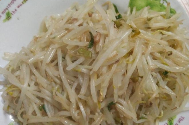 清炒绿豆芽