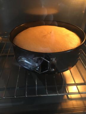 放入预热烤箱中下层，上下管温度各150度叮35分钟