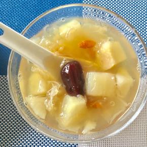 冰糖完全融化后，即可盛起食用