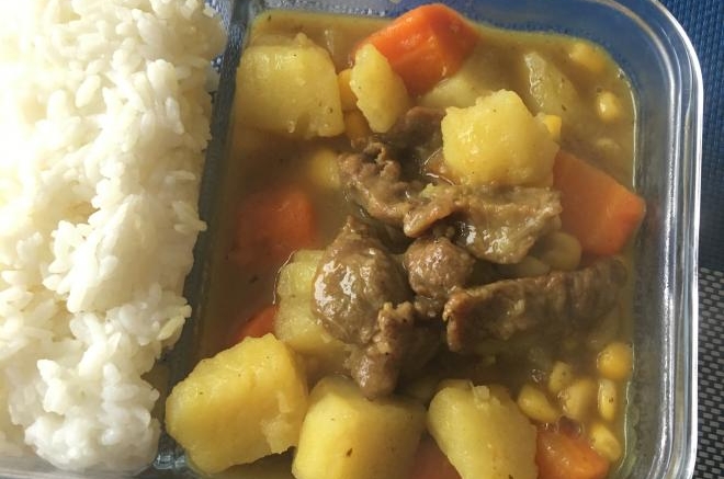 咖喱土豆牛肉便当