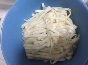 盛出面条