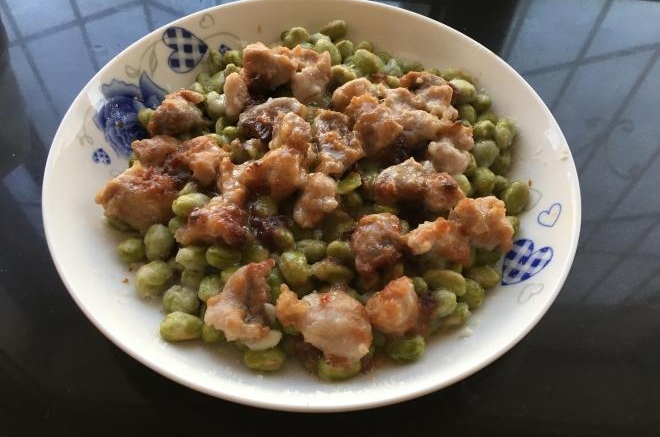 毛豆粉蒸肉