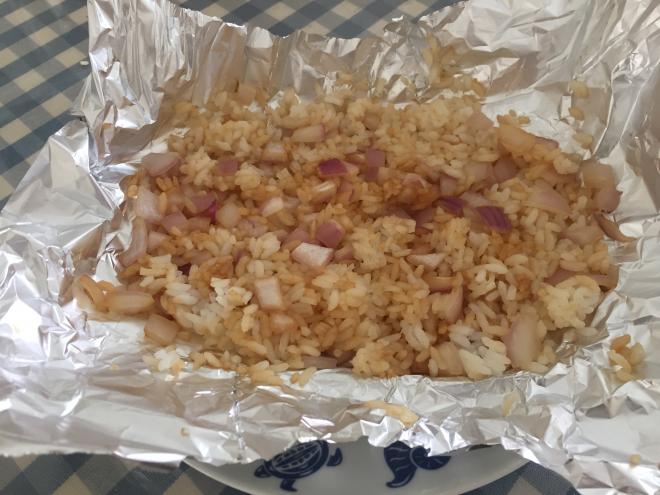 洋葱烤饭