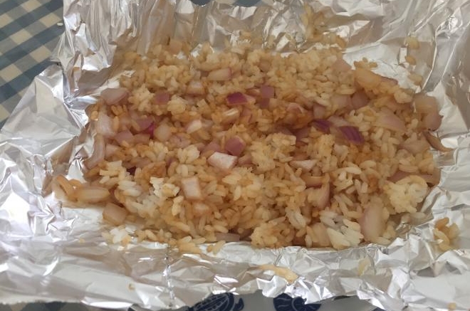 洋葱烤饭