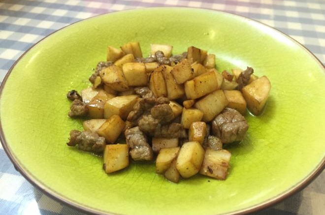 杏鲍菇牛肉丁