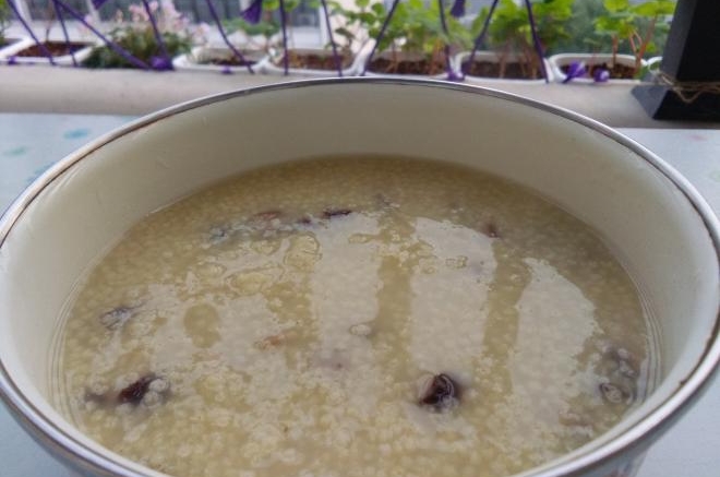 香菇小米粥