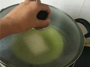 大约 5-8分钟后，山药蒸熟