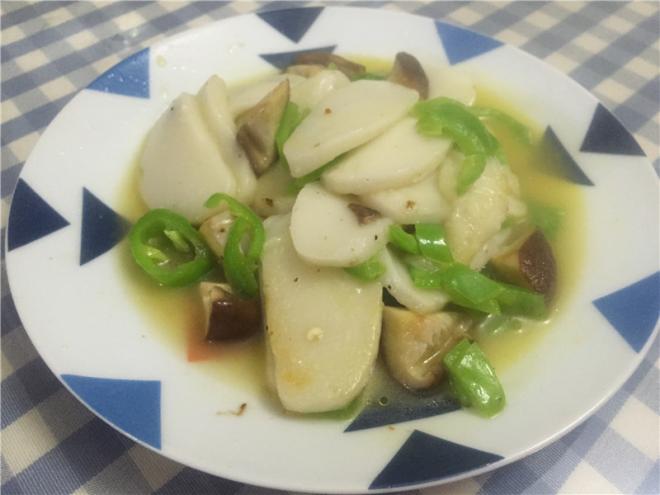 香菇青椒炒年糕