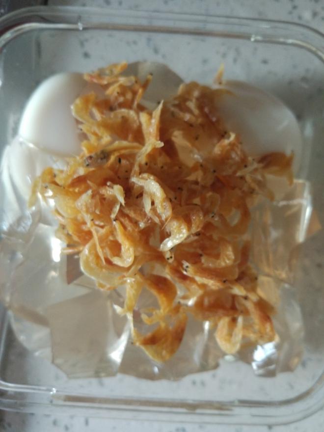 吃饱饱减肥餐1、海米石花菜水煮蛋