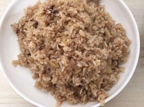 土豆肉炒饭出锅啦