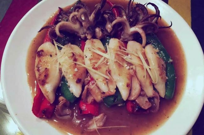 黄油香煎鱿鱼