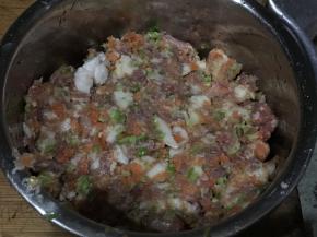 这是料理机打碎后的原料图