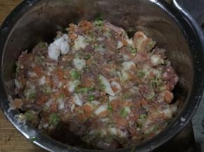 这是料理机打碎后的原料图