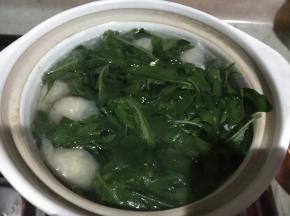 最后加盐调味即可