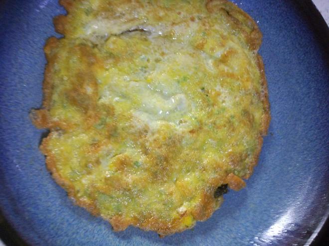 吃饱饱减肥餐12、芹菜末鸡蛋饼