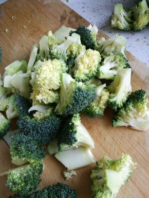 西兰花洗净切小块