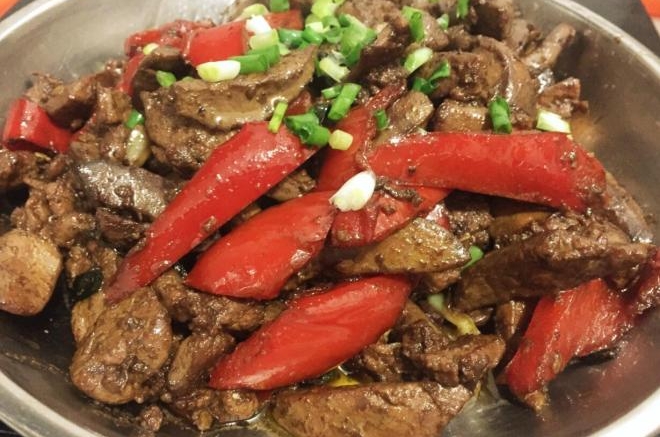 爆炒鸡肝