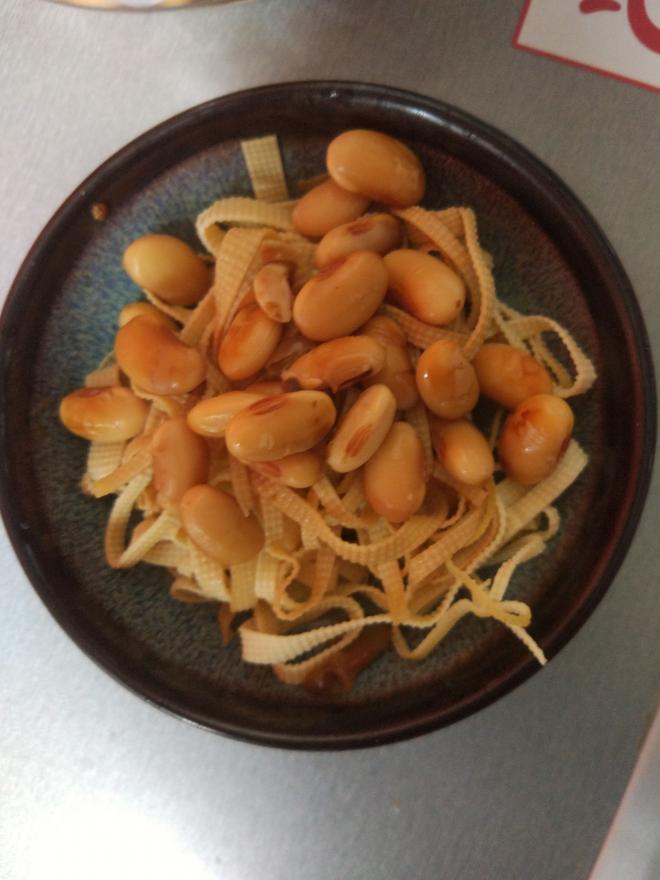吃饱饱减肥餐35、豆皮拌黄豆