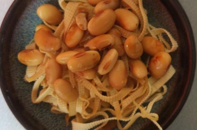 吃饱饱减肥餐35、豆皮拌黄豆