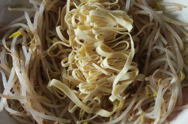 吃饱饱减肥餐39.豆芽拌豆皮