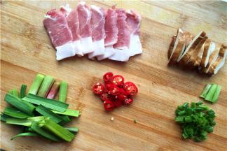 2、切片、切丝备用