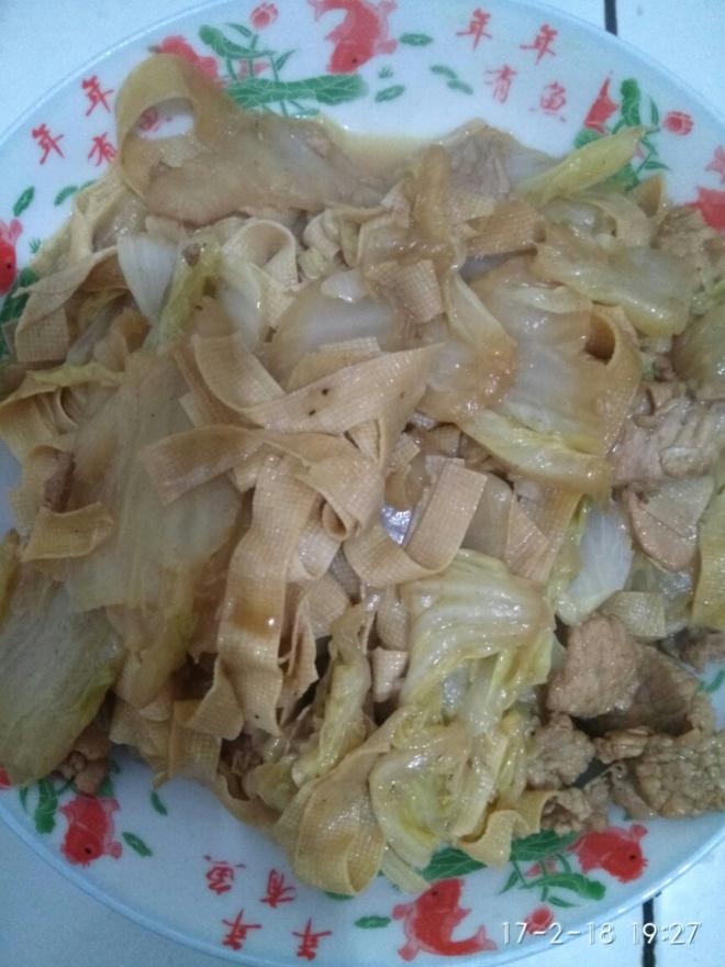 白菜炖干豆腐