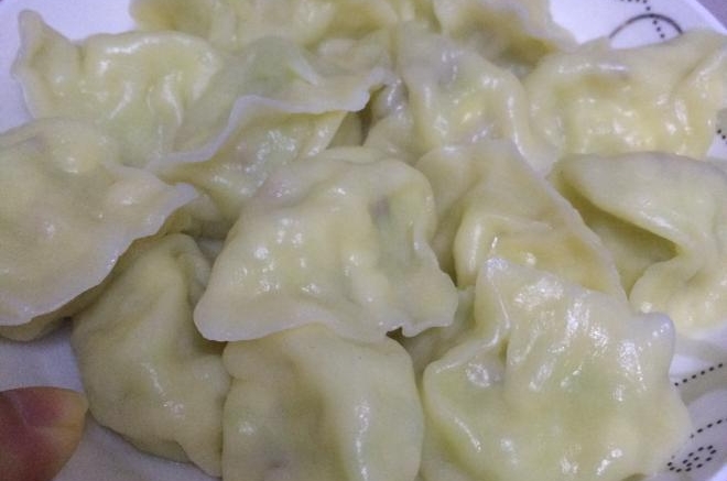 白菜豆腐肉水饺