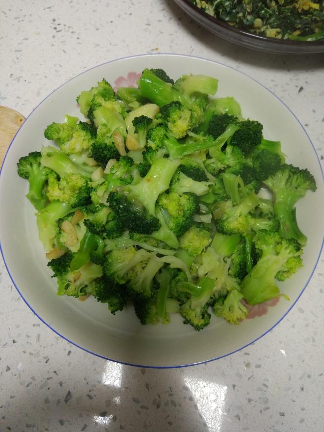 吃饱饱减肥餐58、蒜蓉耗油西蓝花