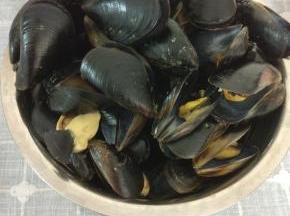 看到里面的青口都已经开开即可