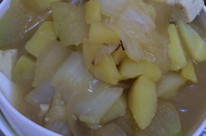 冬瓜白菜炖粉条